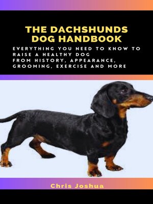 cover image of THE DACHSHUNDS DOG HANDBOOK